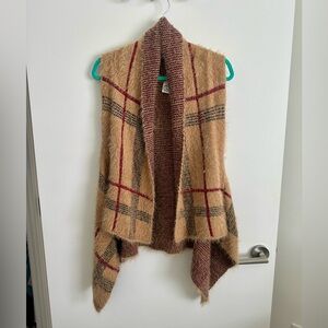 Cozy shawl sweater